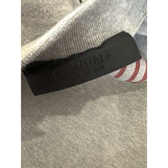Essentials Fear of God State Sweatshirt Fleece Crew Neck Heather Oatmeal Medium - Picture 8 of 16